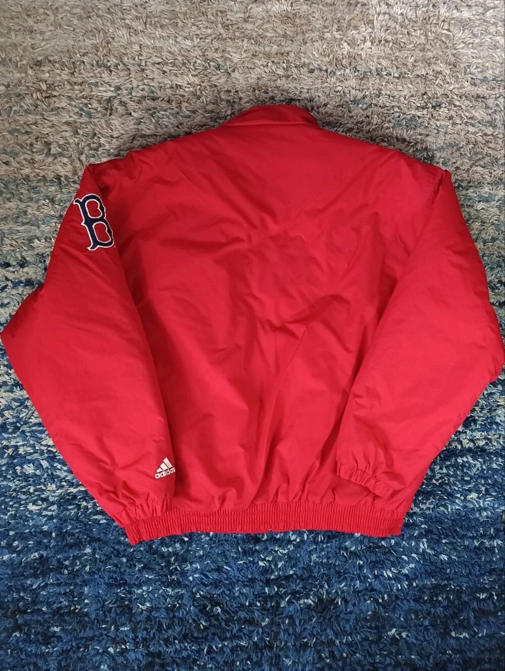 Vintage Adidas Boston Red Sox MLB Bomber Jacket Mens